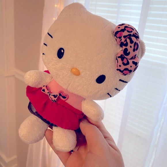 2014 pink cheetah mini hello kitty plush - Picture 1 of 7
